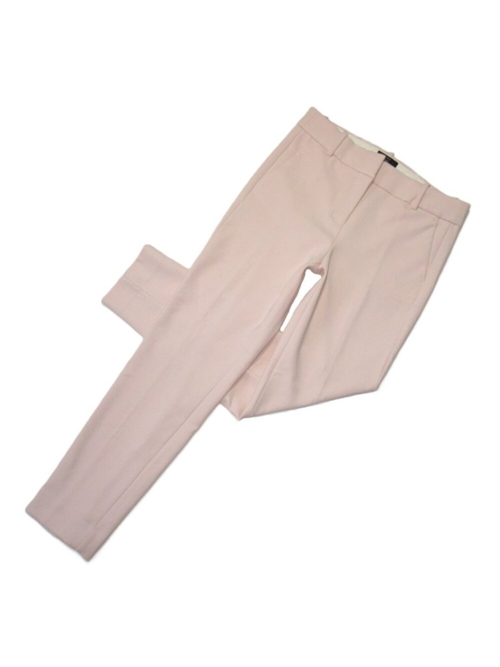 NWT J.Crew Slim Crop Cameron in Subtle Pink Four Season Stretch Pants 10